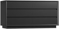 TEENFON 55" Dresser for Bedroom with 6 Drawers, Black Dresser with Metal Slide, Bedroom Dressers, Wood Dressers & Chests of Drawers for Bedroom, Hallway, Black by TEENFON