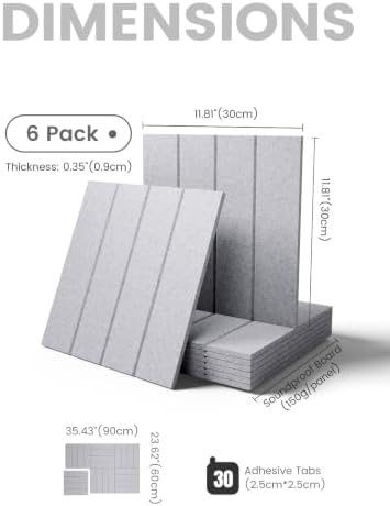 Fluxynara 36" x 24" Large Felt Bulletin Board, Soft Gray - Image 2