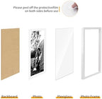 puthiac 20x24 Solid Oak Wood Picture Frame, White, 1 Pack - Image 2