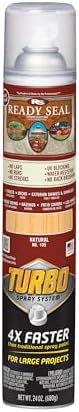 Ready Seal Exterior Wood Stain & Sealer, Natural Light Oak, Turbo Spray by ReadySeal
