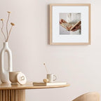 puthiac 10x10 Solid Oak Wood Picture Frame, Natural Oak, 1 Pack - Image 6