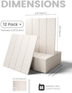 Fluxynara Felt Bulletin Board & Cork Board Alternative, Oatmeal - Image 2