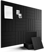 Fluxynara Felt Bulletin Board & Cork Board Alternative, Black by FLUXYNARA