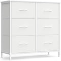 SONGMICS Dresser for Bedroom, Tall Dresser with 6 Fabric Drawers by SONGMICSbySONGMICSHOME
