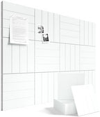 Fluxynara 48" x 36" Large Felt Bulletin Board, Cold White by FLUXYNARA
