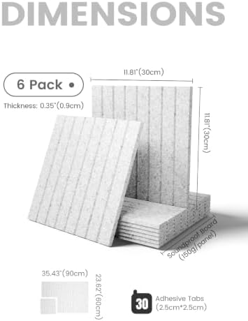 Fluxynara 36" x 24" Large Felt Bulletin Board, Light Gray - Image 2