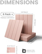 Fluxynara 36" x 24" Large Felt Bulletin Board, Pink - Image 2