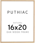 puthiac 16x20 Solid Oak Wood Picture Frame, Natural Oak, 1 Pack by PUTHIAC