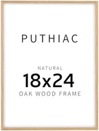 puthiac 18x24 Solid Oak Wood Picture Frame, Natural Oak, 1 Pack by PUTHIAC