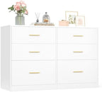 VASAGLE 6-Drawer Dresser, Chest of Drawers, 46.9 x 15.8 x 30.7 Inches by VASAGLEbySONGMICSHOME