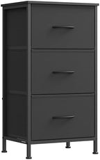 SONGMICS Dresser for Bedroom, Small Dresser with 3 Fabric Drawers by SONGMICSbySONGMICSHOME