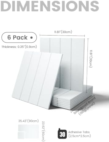 Fluxynara 36" x 24" Large Felt Bulletin Board, Cold White - Image 2