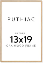 puthiac 13x19 Solid Oak Wood Picture Frame, Natural Oak, 1 Pack by PUTHIAC