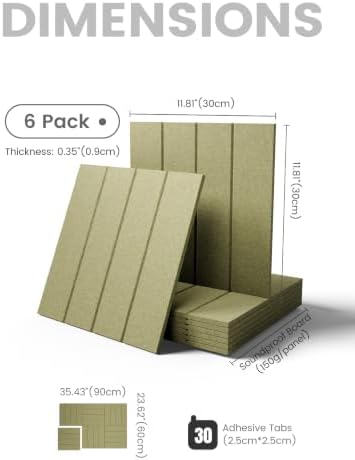 Fluxynara 36" x 24" Large Felt Bulletin Board, Olive Green - Image 2