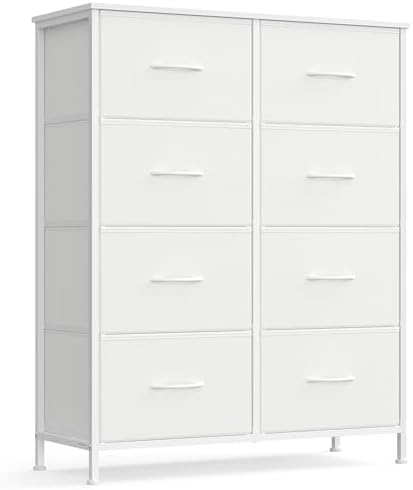 SONGMICS Dresser for Bedroom, Tall Dresser with 8 Fabric Drawers by SONGMICSbySONGMICSHOME