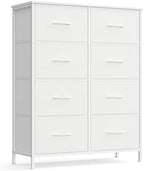 SONGMICS Dresser for Bedroom, Tall Dresser with 8 Fabric Drawers by SONGMICSbySONGMICSHOME