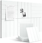 Fluxynara 36" x 24" Large Felt Bulletin Board, Cold White by FLUXYNARA
