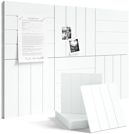 Fluxynara 36" x 24" Large Felt Bulletin Board, Cold White by FLUXYNARA