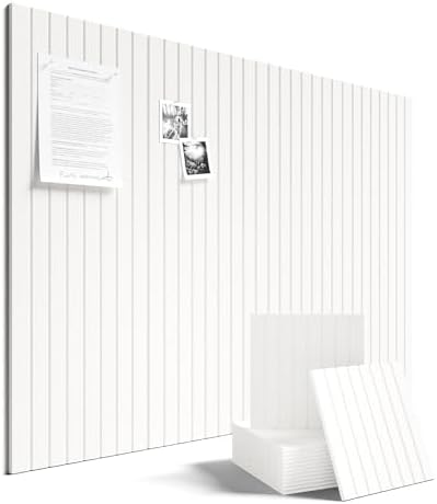 Fluxynara 48" x 36" Large Felt Bulletin Board, Milky White by FLUXYNARA