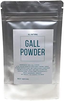 Gall Powder from Oak Trees - Natural Textile Dye - Dried & Natural Quercus Infectoria - Net Weight: 1.05oz/30g - Also Known As Spangle, Gallnut, Nutgall, Oak Apple and Oak Gall - Image 4