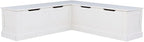 Riverbay Furniture Backless Wood Corner Kitchen Breakfast Nook Bench, by Unknown
