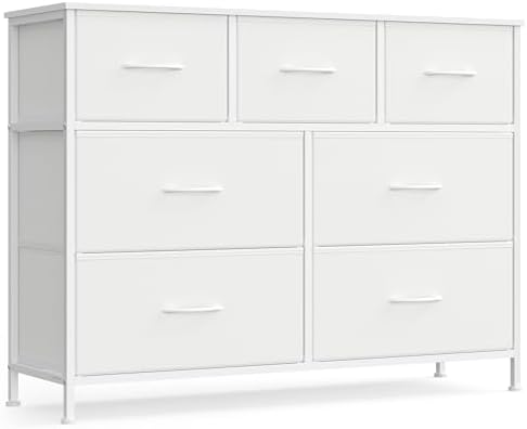 SONGMICS Dresser for Bedroom, Wide Dresser with 7 Fabric Drawers by SONGMICSbySONGMICSHOME