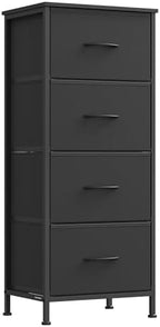 SONGMICS Dresser for Bedroom, Tall Dresser with 4 Fabric Drawers by SONGMICSbySONGMICSHOME