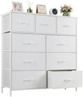 9-Drawer Dresser for Bedroom, Anti-Tip Tall Storage Organizer by SageNest