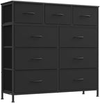 SONGMICS Dresser for Bedroom, Wide Dresser with 9 Fabric Drawers by SONGMICSbySONGMICSHOME