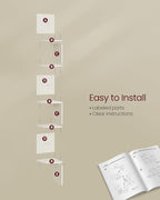 VASAGLE Corner Shelf Wall Mount, 5-Tier Floating Corner Bookshelf - Image 5