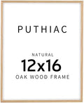 puthiac 12x16 Solid Oak Wood Picture Frame, Natural Oak, 1 Pack by PUTHIAC