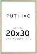 puthiac 20x30 Solid Oak Wood Picture Frame, Natural Oak, 1 Pack by PUTHIAC
