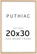 puthiac 20x30 Solid Oak Wood Picture Frame, Natural Oak, 1 Pack by PUTHIAC