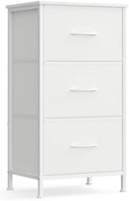 SONGMICS Dresser for Bedroom, Small Dresser with 3 Fabric Drawers by SONGMICSbySONGMICSHOME