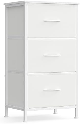SONGMICS Dresser for Bedroom, Small Dresser with 3 Fabric Drawers by SONGMICSbySONGMICSHOME