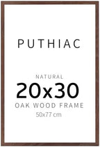 puthiac 20x30 Solid Oak Wood Picture Frame, Walnut, 1 Pack by PUTHIAC