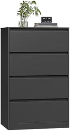 VASAGLE 4-Drawer Dresser, Chest of Drawers, 23.6 x 15.7 x 38.3 Inches by VASAGLEbySONGMICSHOME