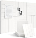 Fluxynara 36" x 24" Large Felt Bulletin Board, Milky White by FLUXYNARA
