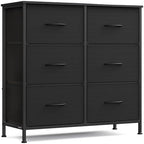 SONGMICS Dresser for Bedroom, Tall Dresser with 6 Fabric Drawers by SONGMICSbySONGMICSHOME