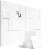 Fluxynara 48" x 36" Large Felt Bulletin Board, Milky White by FLUXYNARA