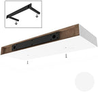 Ballucci Floating Shelf, 2-Pack 24" White Floating Shelves for Wall, Wood Wall Shelf for Home Décor, Floating Shelves for Bathroom, Living Room, Bedroom, 8" Deep Wall Shelves - Image 4