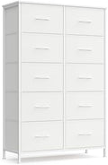 SONGMICS Dresser for Bedroom, Tall Dresser with 10 Fabric Drawers by SONGMICSbySONGMICSHOME
