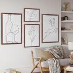 puthiac 16x24 Solid Oak Wood Picture Frame, Walnut, 1 Pack - Image 6