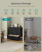 SONGMICS Dresser for Bedroom, Tall Dresser with 6 Fabric Drawers - Image 4