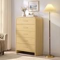 Curved Drawer Dresser for Bedroom with 5 Drawers, 31'' Wide Chest of Drawer by TheBeautyofRusticRefined