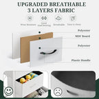 5-Drawer Dresser for Bedroom, Anti-Tip Wide Storage Organizer Fabric - Image 6