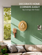 Fluxynara 36" x 24" Large Felt Bulletin Board, Moss Green - Image 3