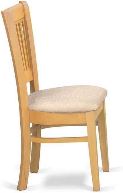 East West Furniture ANVA3-OAK-C 3 Piece Kitchen Table Set - Image 7