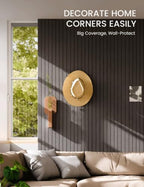 Fluxynara 48" x 36" Large Felt Bulletin Board, Charcoal Gray - Image 3