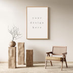 puthiac 20x30 Solid Oak Wood Picture Frames, Natural Oak, 3 Pack - Image 4